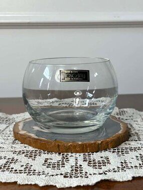 Toscany clear crystal bowl